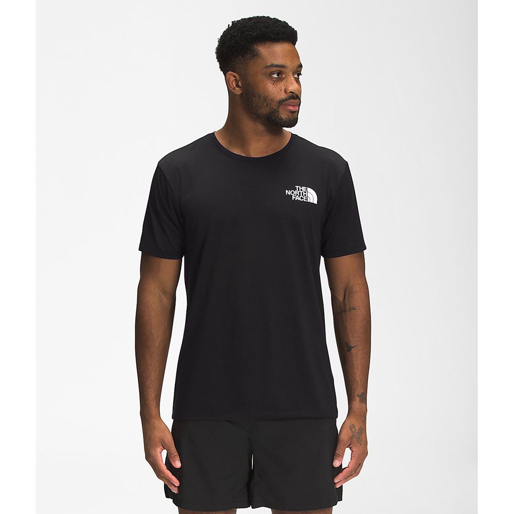 The North Face T-Shirts Mens Australia - The North Face Flight Better Than Naked™ Short Sleeve Black